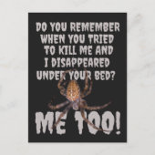 Das Halloween der Spinne Postkarte (Vorderseite)