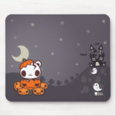 Das Halloween des Buchmachers Mousepad (Vorne)