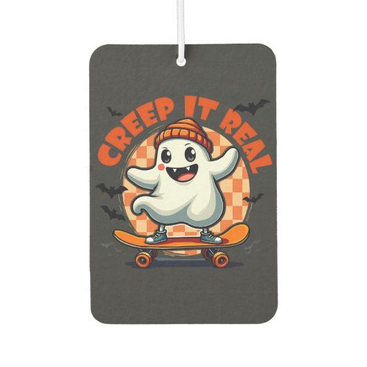 Das Halloween Ghost-Skaten-Mainboard wird echt lec Autolufterfrischer (Vorderseite)