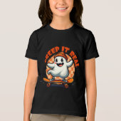 Das Halloween Ghost-Skaten-Mainboard wird echt lec Tri-Blend Shirt (Vorderseite)