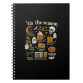 Das Halloween-Icons-Design der Saison Notizblock (Vorderseite)