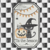 "Das Halloween-Karton der Saison Aufkleber (Vorderseite)