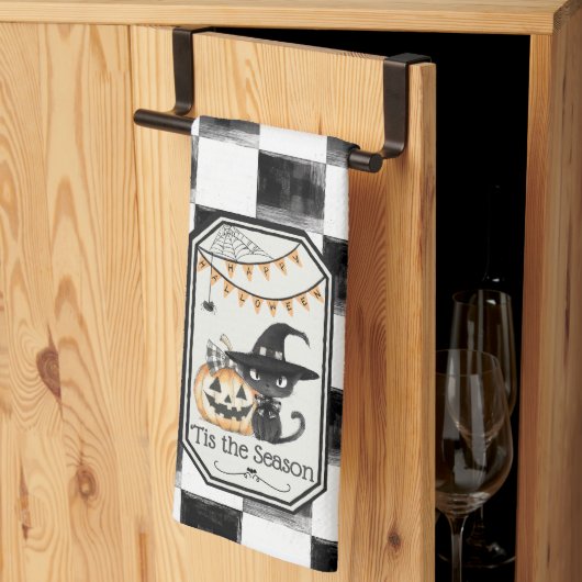 "Das Halloween-Karton der Saison Geschirrtuch (Drittel gefaltet)