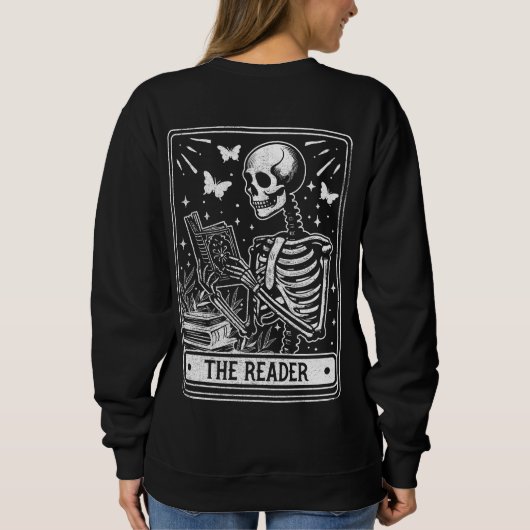 Das Halloween-Leseprogramm für Leser Sweatshirt (Rückseite)