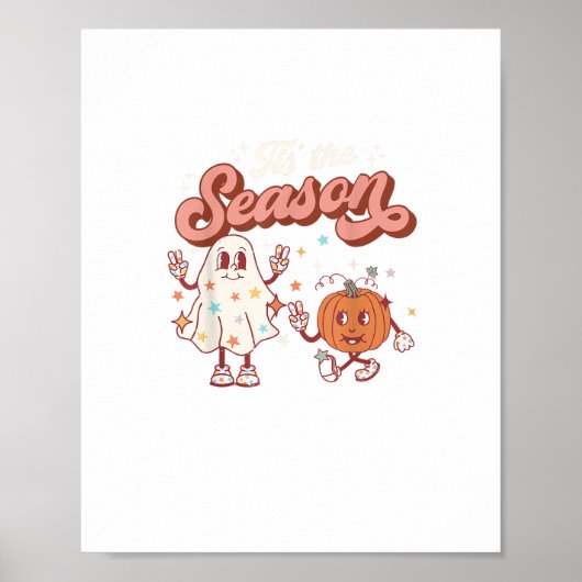 Das Halloween-Party der Saison Retro ist lustig gr Poster (Vorne)