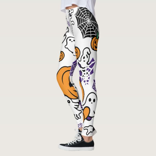 Das Halloween-Party des grimmigen Sensenmanns Ghos Leggings (Links)
