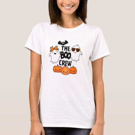 Das Halloween-Shirt der BOO-Crew T-Shirt (Vorderseite)
