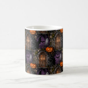 Das Halloween Spukhaus Kaffeetasse
