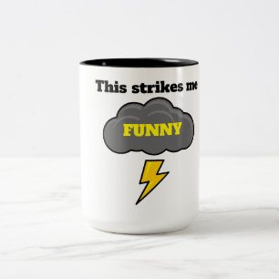 Das hält mich lustig zweifarbige tasse