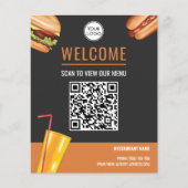 Das Hamburger Fast Food Restaurant scannt nach Spe Flyer (Vorne)