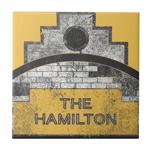 das Hamilton Fliese (Vorderseite)