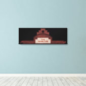 das Hamiton-Gebäude Leinwanddruck (Insitu (Holzboden))