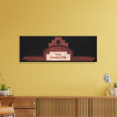 das Hamiton-Gebäude Leinwanddruck (Insitu (Wohnzimmer))