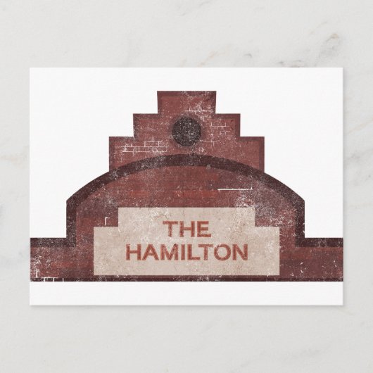 das Hamiton-Gebäude Postkarte (Vorderseite)