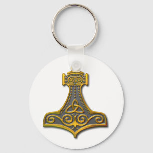 Das Hammer-Gold des Thors Schlüsselanhänger
