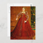 Das Hampden-Portrait von Elizabeth I. von England Postkarte (Vorne/Hinten)
