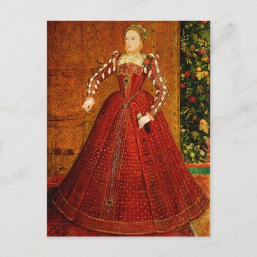 Das Hampden-Portrait von Elizabeth I. von England Postkarte (Vorderseite)