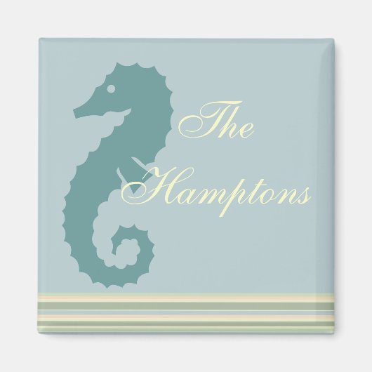 Das Hampton-Sea-Pferd Magnet (Vorne)
