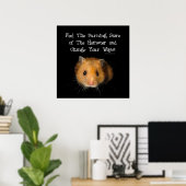Das Hamsterplakat Poster (Heimbüro)