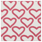 das Hand-gezeichnete Muster des Valentines Liebe Stoff (Muster)