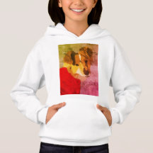 Das Handgemalte Portrait Hoodie