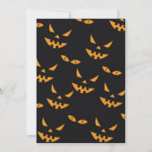 Das handliche Halloween-Party Einladung (Rückseite)