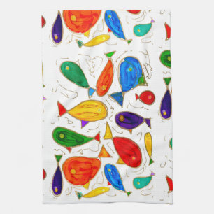 Das Handtuch lockt etwas duftendes Fischen