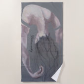 Das Handtuch von oben nach unten (Vorderseite)