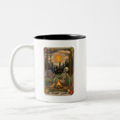 Das Happy Camper Tarot Celestin Fun Zweifarbige Tasse (Links)