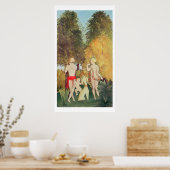 Das Happy Quartett, 1902 (Öl auf Leinwand) Poster (Küche)