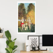 Das Happy Quartett, 1902 (Öl auf Leinwand) Poster (Heimbüro)