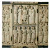 Das Harbaville Triptychon, das Christus Fliese (Vorderseite)