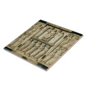 Das Harbaville Triptychon, das Christus Fliese (Seite)