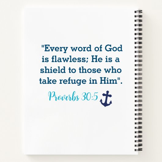 Das Harbour Spiral Notebook Notizblock (Rückseite)