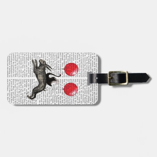 Das Hareschiff Gepäckanhänger (Vorderseite horizontal)