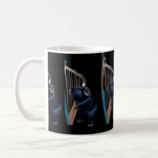 Das harmonische Meerschweinchen Kaffeetasse (Links)