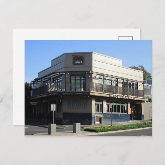 Das Harold Park Hotel Glebe Postcard Postkarte (Vorne/Hinten)
