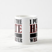 Das Hass in der sonnigen Umarmung oder in der Reis Kaffeetasse (Mittel)