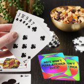 Das Hass wird Amerika nicht groß machen Spielkarten (In Situ)
