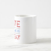 Das Hass wird uns nicht groß machen Kaffeetasse (Mittel)