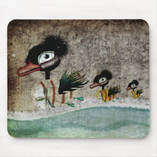 Das hässliche Duckling-Märchenmousepad Mousepad (Vorne)