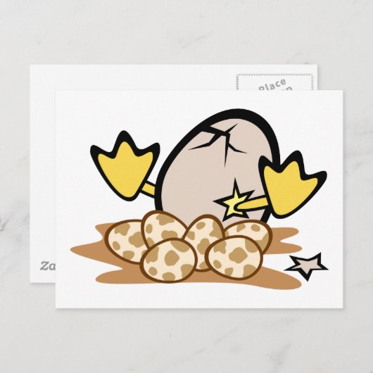 Das hässliche Duckling Postkarte (Vorne/Hinten)