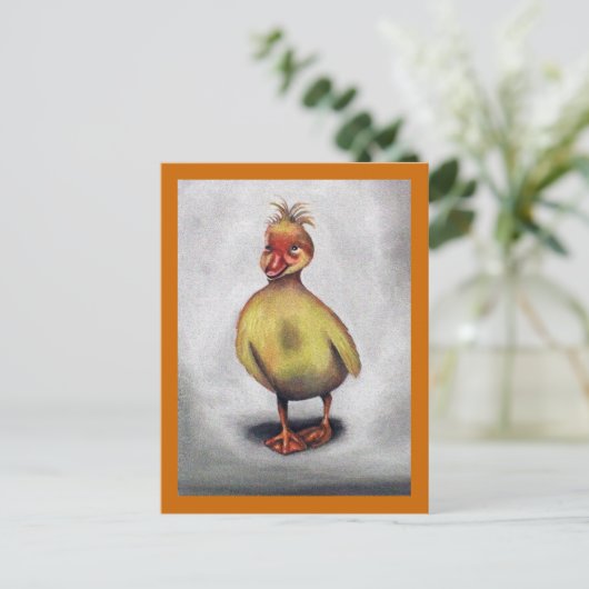 Das hässliche Duckling Postkarte (Stehend Vorderseite)