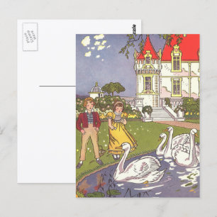 Das hässliche Entlein, Klassisches Märchen von Hau Postkarte