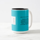 Das hässliche Shaders Zweifarbige Tasse (VorderseiteRechts)