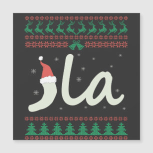 Das hässliche Weihnachts-Sweater-Wahlkampf-Shirt v Magnetkarte