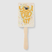 "Das hast du getan!" Klasse des Personalisierten F Fächer (Rückseite)