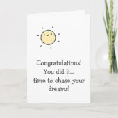 Das hast du getan! Zeit, deine Träume zu hinterfra Karte (Vorderseite)