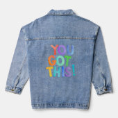 Das hast du Got! - Denim Jackets Jeansjacke (Rückseite)
