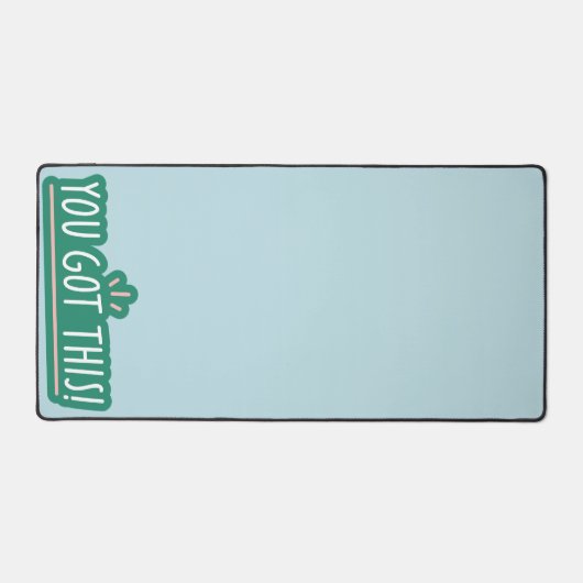 Das hast du Got! - Einfache Design Desk Mat Schreibtischunterlage (Vorderseite)